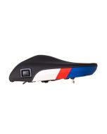 Comfort seat "Style red blue" Fresh Touch, pillion heatable, for BMW R1300GS