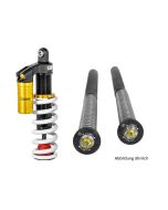 Touratech Suspension Set +25mm for Yamaha Tenere 700 Extreme2 shock absorber + cartridge Extreme