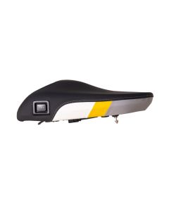 Comfort seat "Style red blue" Fresh Touch, pillion heatable, for BMW R1300GS