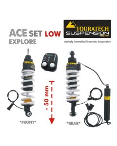 Touratech ACE Suspension Explore SET -50 mm lowering for BMW R1200GS (2004-2012)