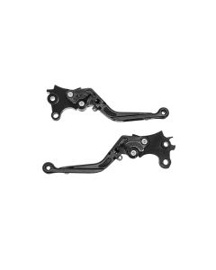 Touratech brake and clutch lever set, for BMW R1300GS/ Adventure, folding and length adjustable