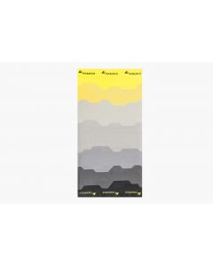 Multifunkčná šatka - buffka "Panoramic", žltá