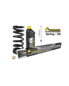 Height lowering kit, 50mm, for Triumph Tiger 800XC 2011-2015 *replacement springs*